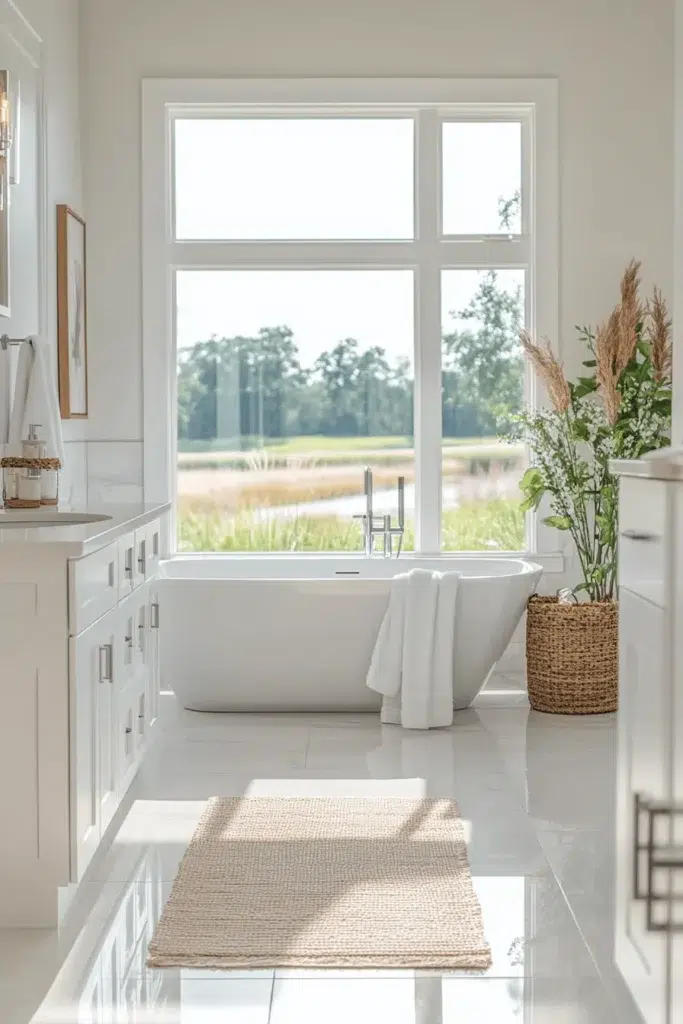 Moderní luxusní koupelna: nápady pro dokonalý ranní komfort