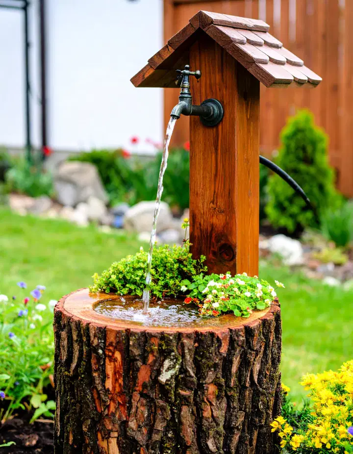 Inspirativní nápady na dekorování pařezů pro elegantní přírodní zahradní design