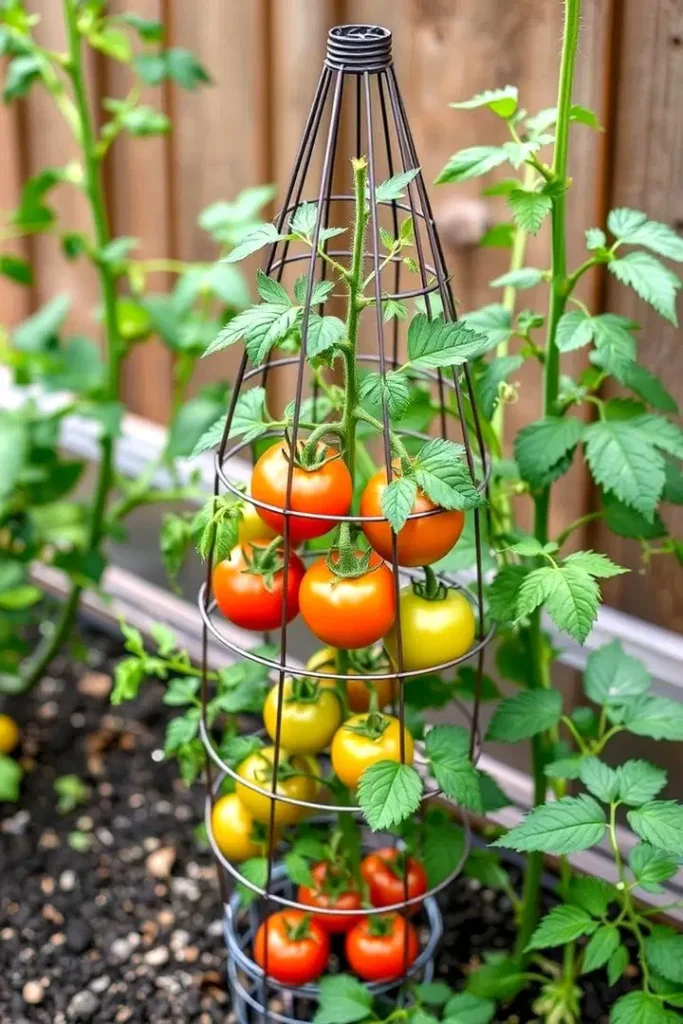 Inspirace na opory pro rajčata: elegantní řešení pro vertikální pěstování