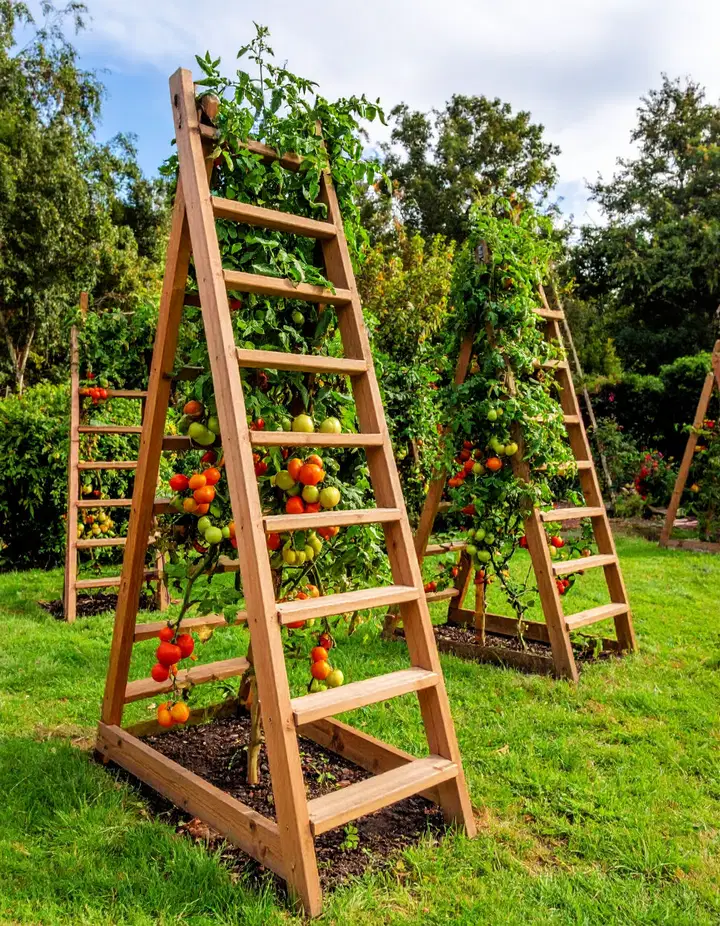 Inspirace na opory pro rajčata: elegantní řešení pro vertikální pěstování