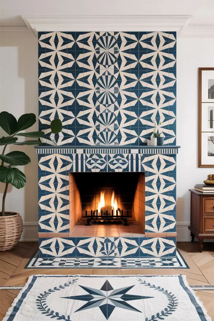 Moderní a stylové obklady krbu, které promění váš obývací pokoj v designový skvost