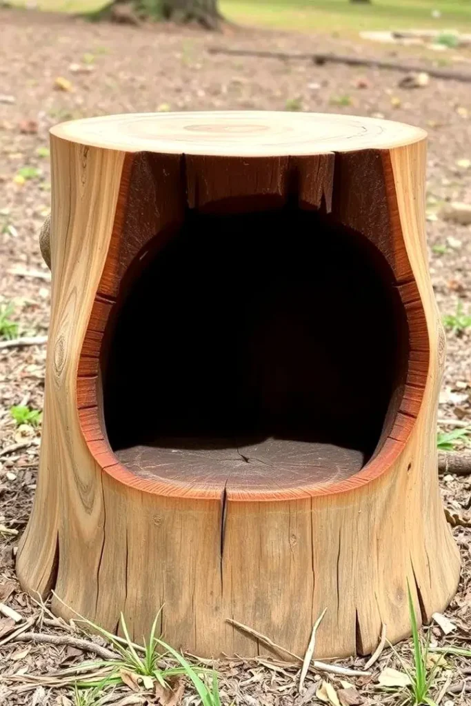 Inspirativní nápady na dekorování pařezů pro elegantní přírodní zahradní design