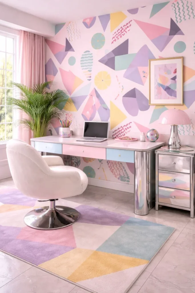 Krásné inspirace ve stylu 80. let, které promění váš interiér v retro glam sen