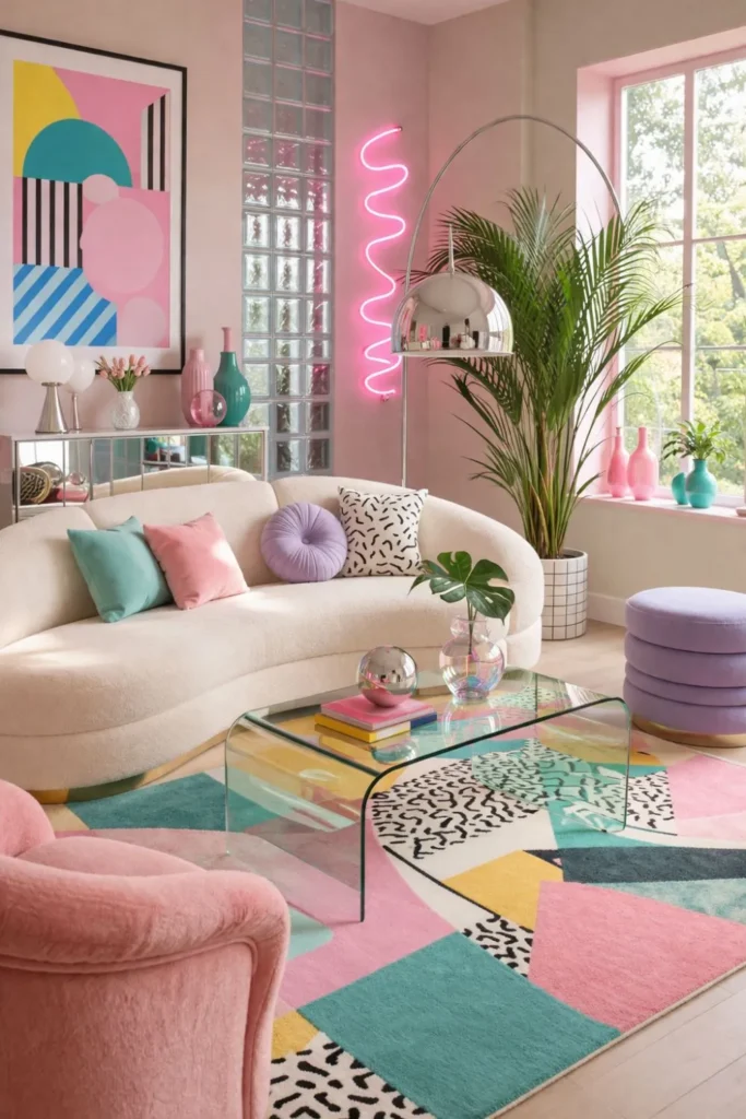 Krásné inspirace ve stylu 80. let, které promění váš interiér v retro glam sen