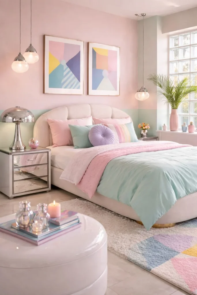 Krásné inspirace ve stylu 80. let, které promění váš interiér v retro glam sen