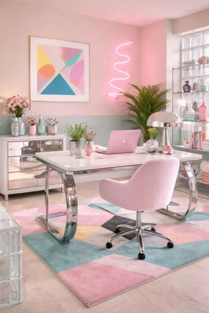Krásné inspirace ve stylu 80. let, které promění váš interiér v retro glam sen