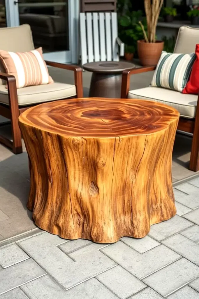 Inspirativní nápady na dekorování pařezů pro elegantní přírodní zahradní design