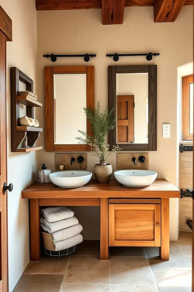 Toskánská koupelna: hřejivá elegance Středomoří pro váš každodenní relax