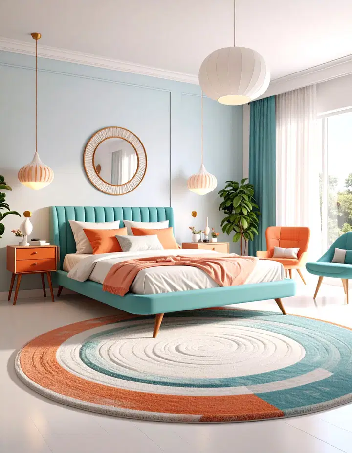 Retro ložnice ve stylu 60. let: inspirace, nápady a tipy pro stylový vintage interiér