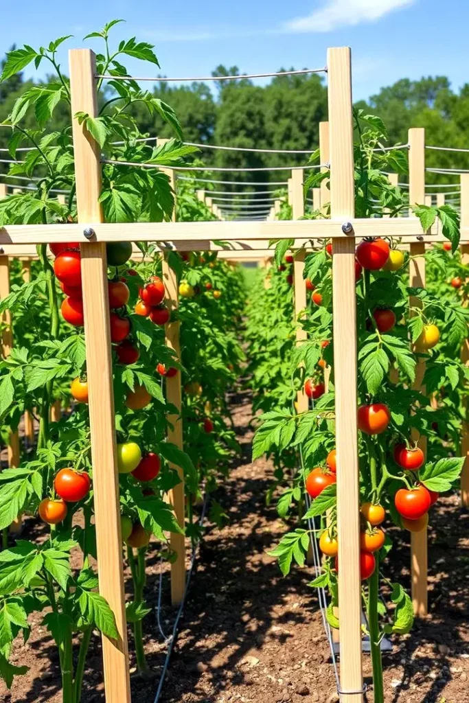 Inspirace na opory pro rajčata: elegantní řešení pro vertikální pěstování