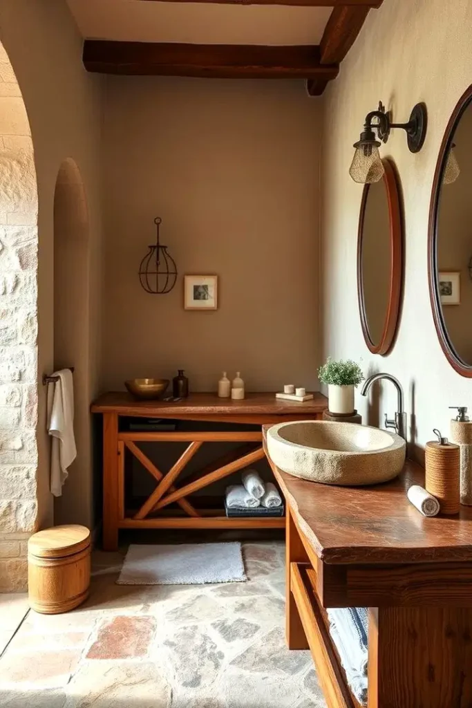 Toskánská koupelna: hřejivá elegance Středomoří pro váš každodenní relax
