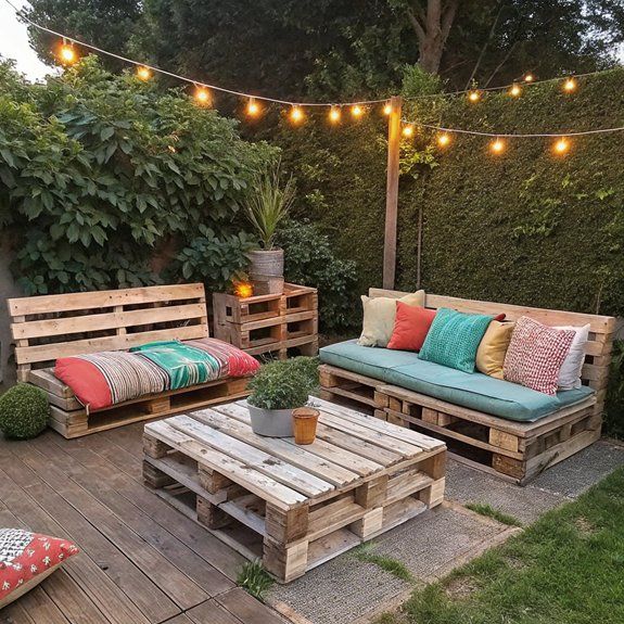 Paletové sezení: Inspirace pro útulnou zahradu, terasu i balkon
