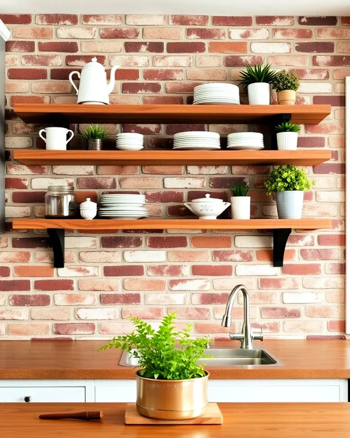 Inspirace pro kuchyně s cihlovým obkladem za linkou: nejkrásnější řešení a designy