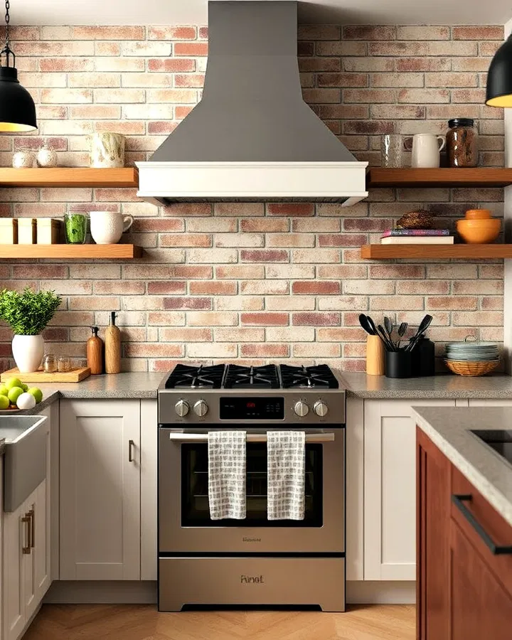Inspirace pro kuchyně s cihlovým obkladem za linkou: nejkrásnější řešení a designy