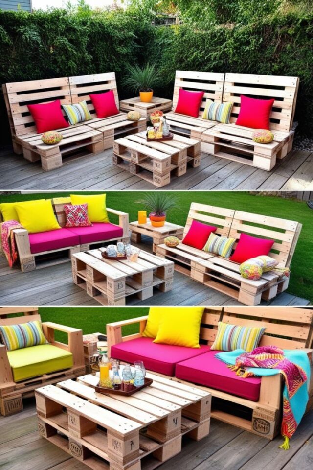 Paletové sezení: Inspirace pro útulnou zahradu, terasu i balkon