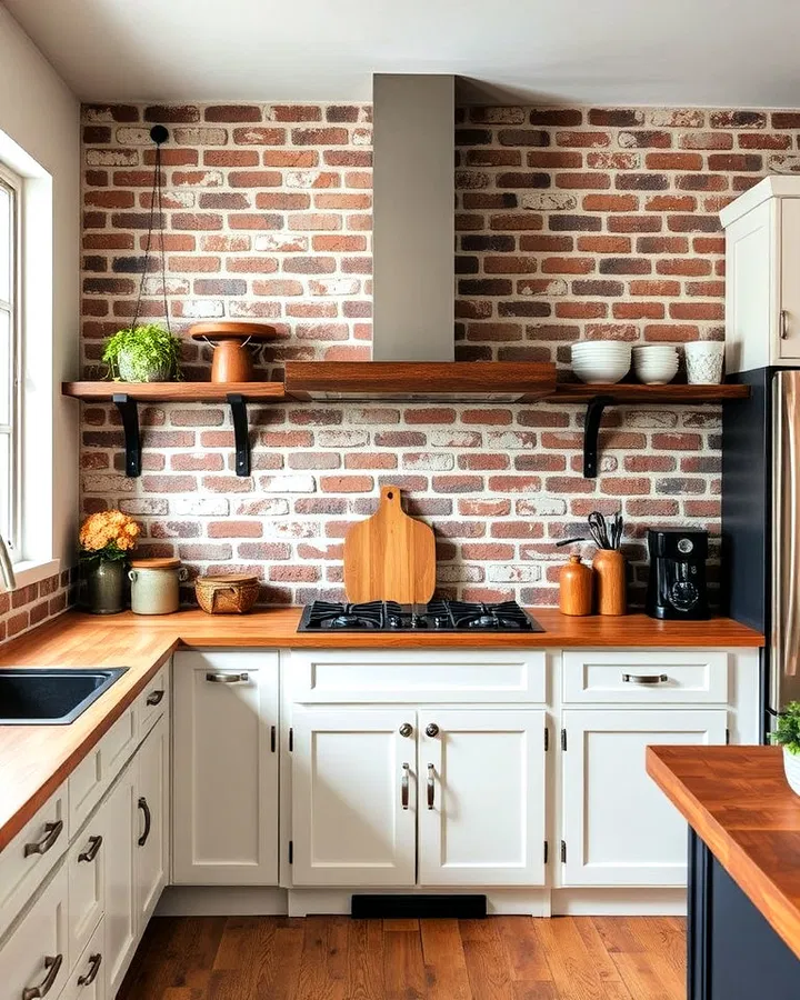 Inspirace pro kuchyně s cihlovým obkladem za linkou: nejkrásnější řešení a designy