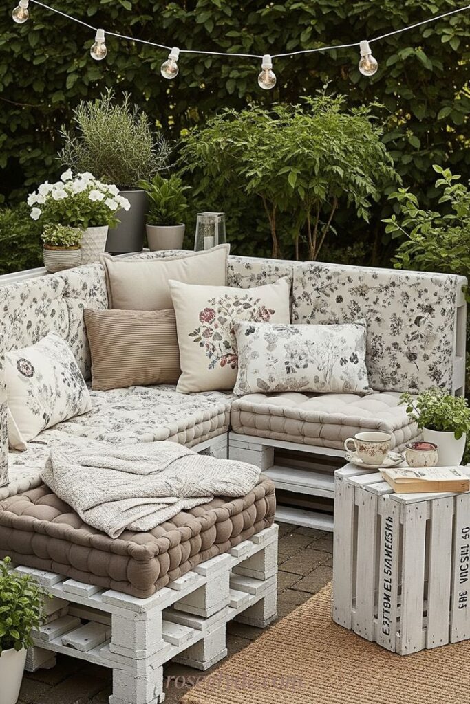 Paletové sezení: Inspirace pro útulnou zahradu, terasu i balkon