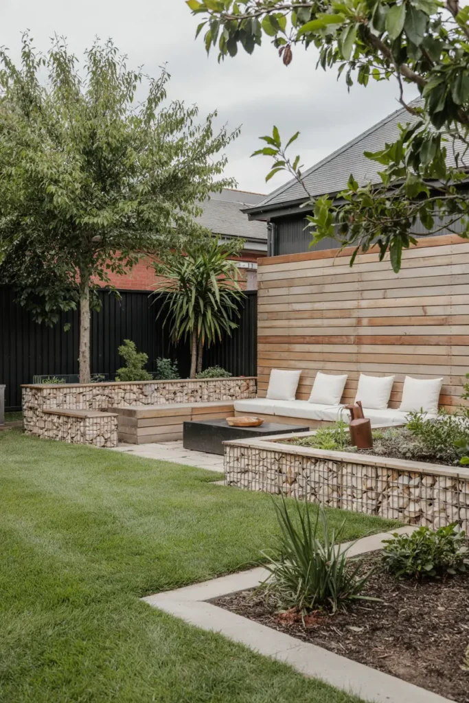 Gabiony v zahradní architektuře: inspirace a nápady
