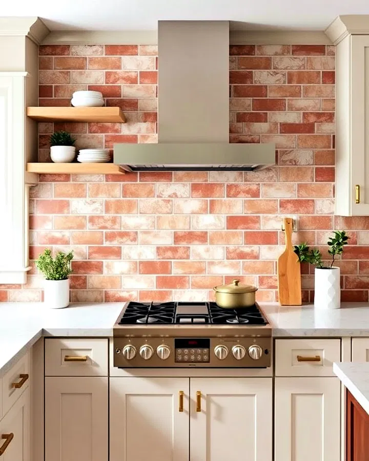 Inspirace pro kuchyně s cihlovým obkladem za linkou: nejkrásnější řešení a designy