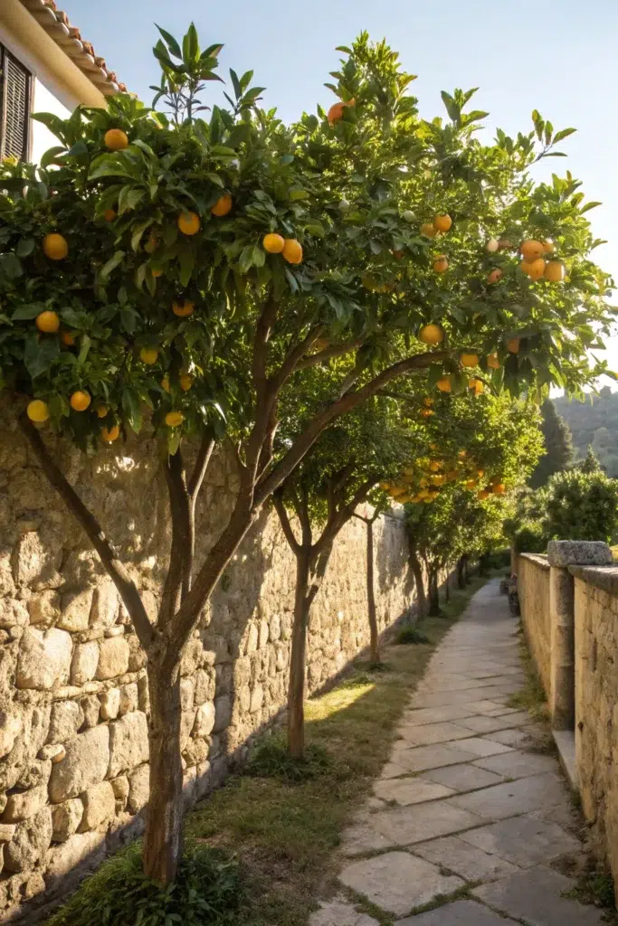 Okouzlující zahrada s citrusy plná barev a vůní