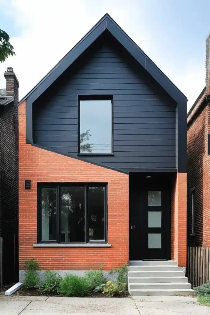 Minimalistická estetika s kombinací cihly a obkladu pro moderní a svěží vzhled domova