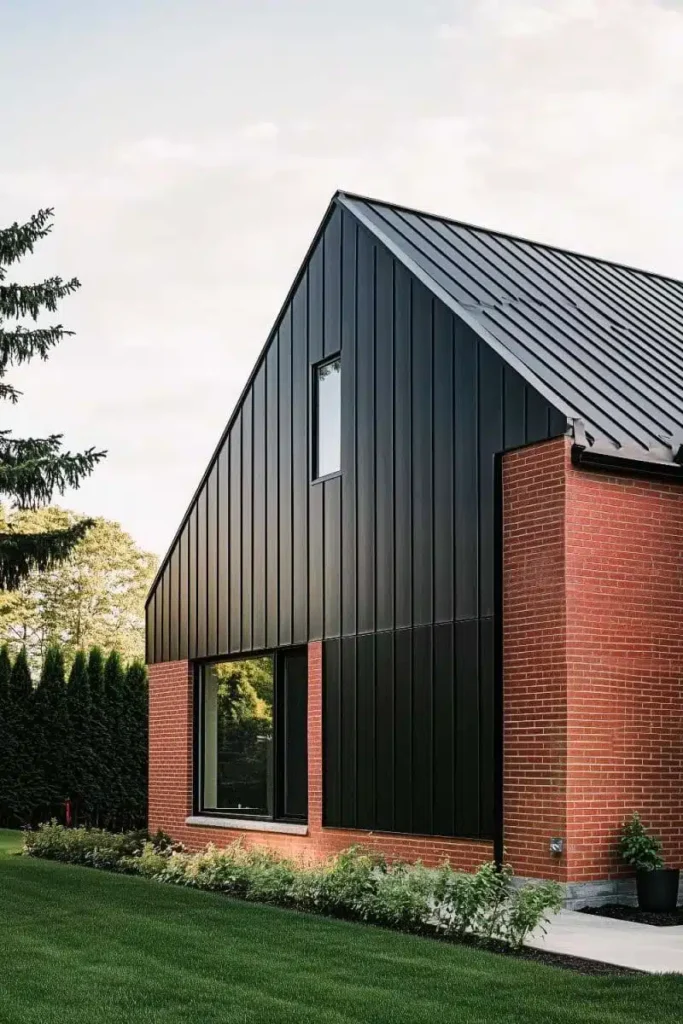 Minimalistická estetika s kombinací cihly a obkladu pro moderní a svěží vzhled domova