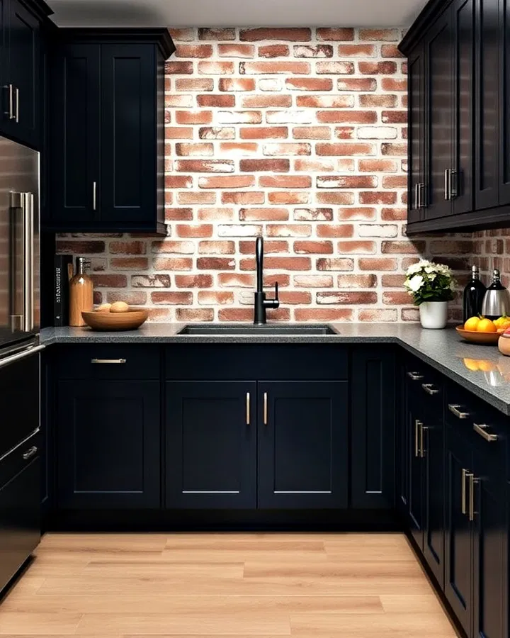 Inspirace pro kuchyně s cihlovým obkladem za linkou: nejkrásnější řešení a designy