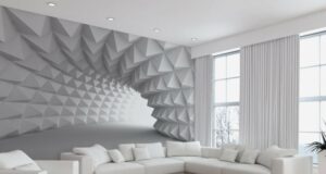 3D fototapeta na stěny, která promění interiér k nepoznání