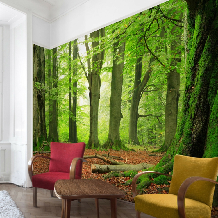3D fototapeta na stěny, která promění interiér k nepoznání
