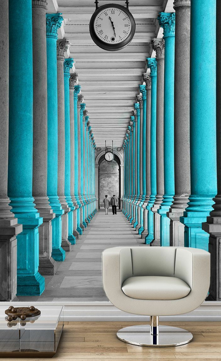 3D fototapeta na stěny, která promění interiér k nepoznání