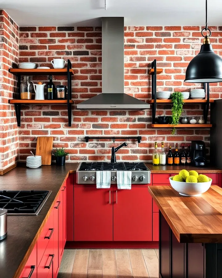 Inspirace pro kuchyně s cihlovým obkladem za linkou: nejkrásnější řešení a designy