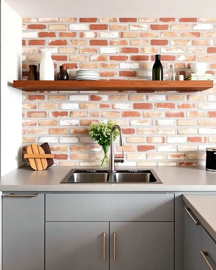 Inspirace pro kuchyně s cihlovým obkladem za linkou: nejkrásnější řešení a designy