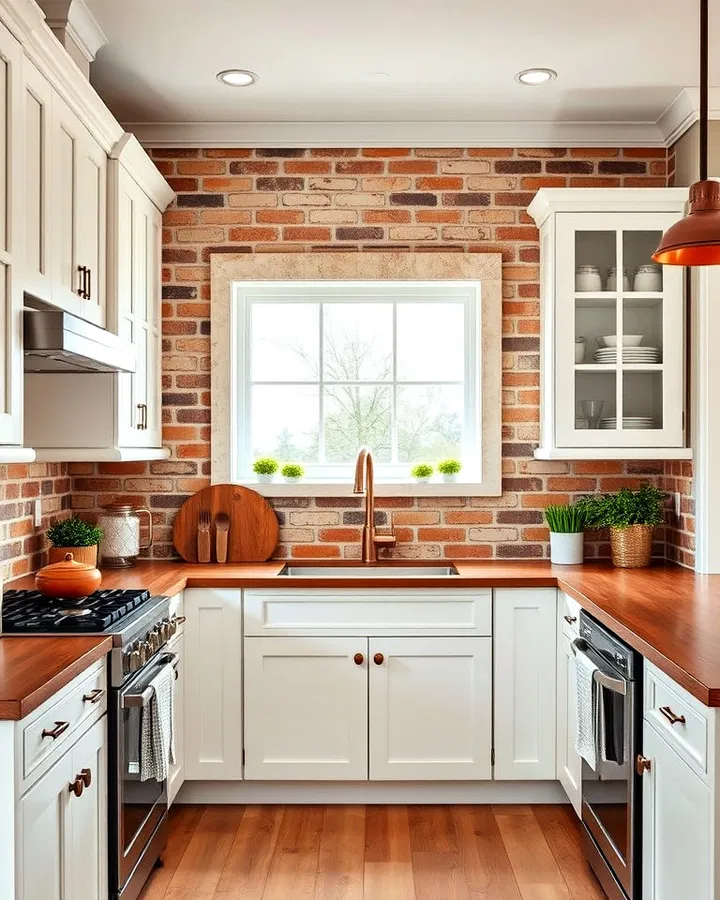 Inspirace pro kuchyně s cihlovým obkladem za linkou: nejkrásnější řešení a designy