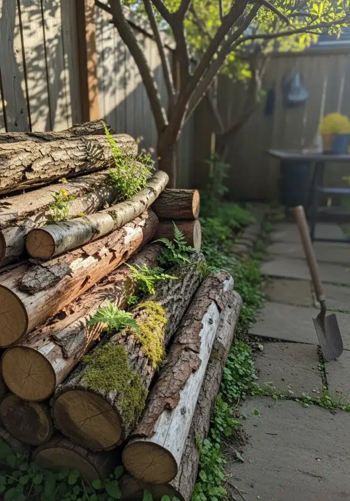 Nápadité zahradní projekty z kmenů stromů