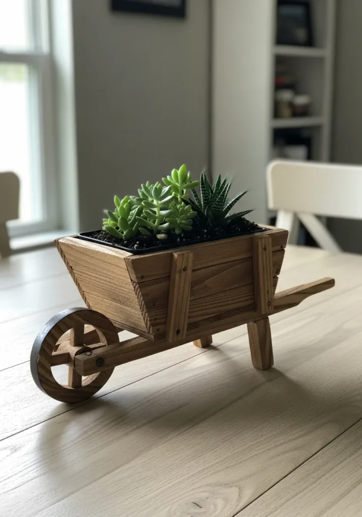 Zahradní vozík jako stylový květináč: kreativní inspirace