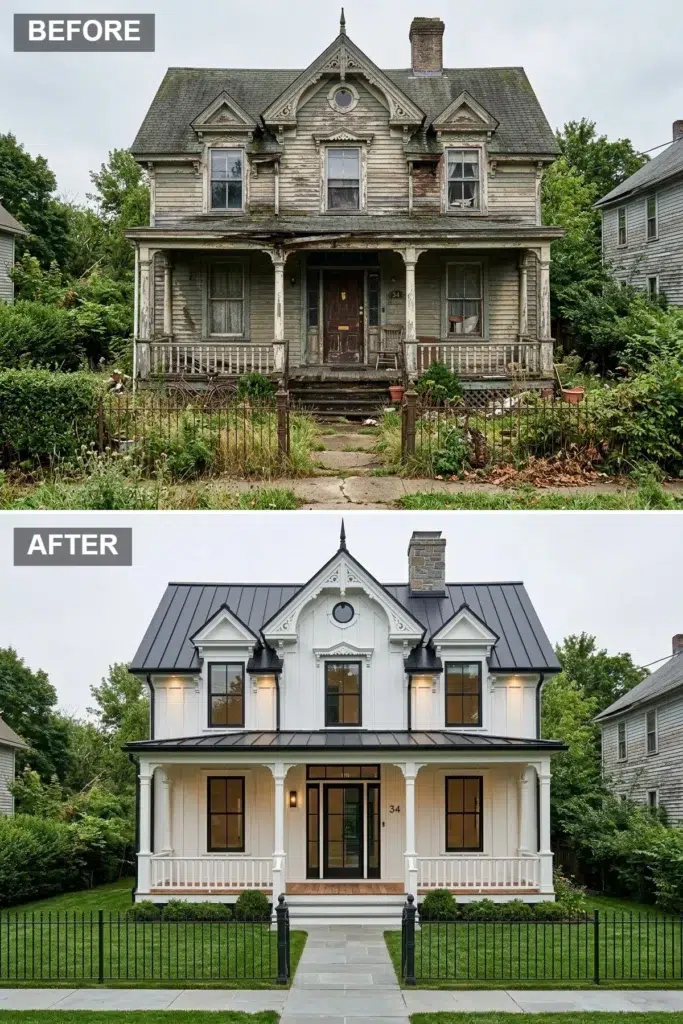 10 rekonstrukcí viktoriánských exteriérů očima chicagského architekta