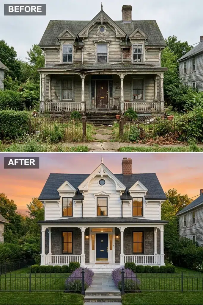 10 rekonstrukcí viktoriánských exteriérů očima chicagského architekta