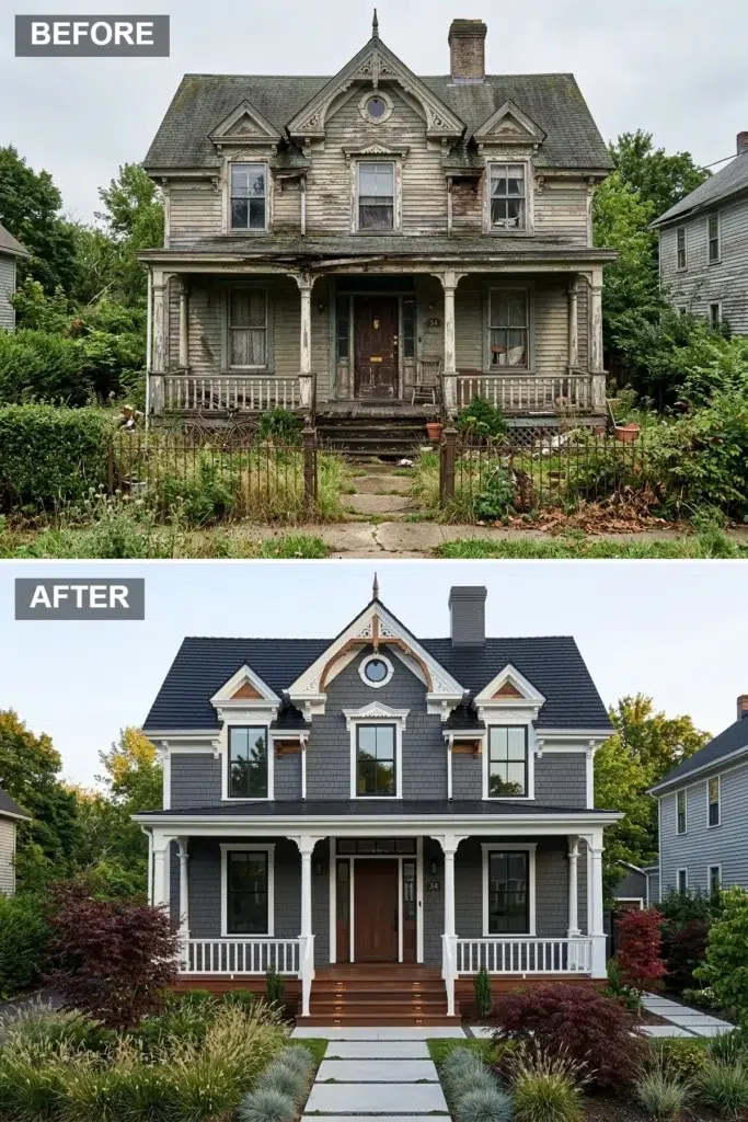 10 rekonstrukcí viktoriánských exteriérů očima chicagského architekta