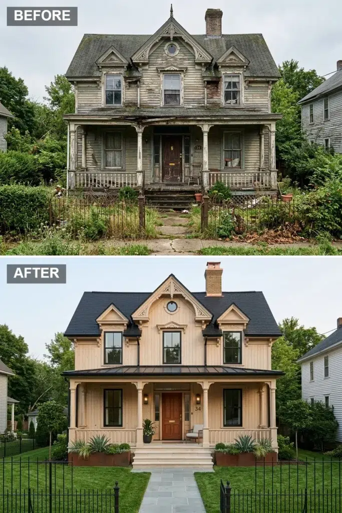 10 rekonstrukcí viktoriánských exteriérů očima chicagského architekta