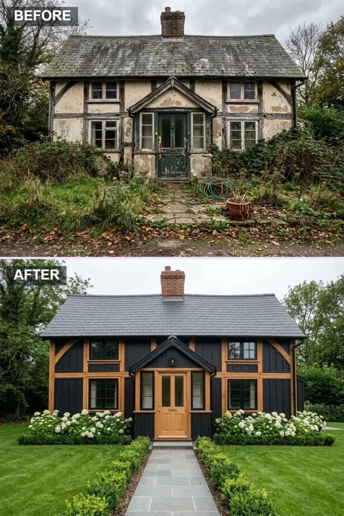 Jak proměnit zchátralou chalupu: 12 inspirací pro exteriér