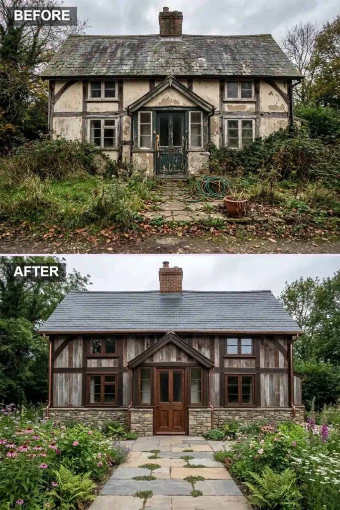 Jak proměnit zchátralou chalupu: 12 inspirací pro exteriér