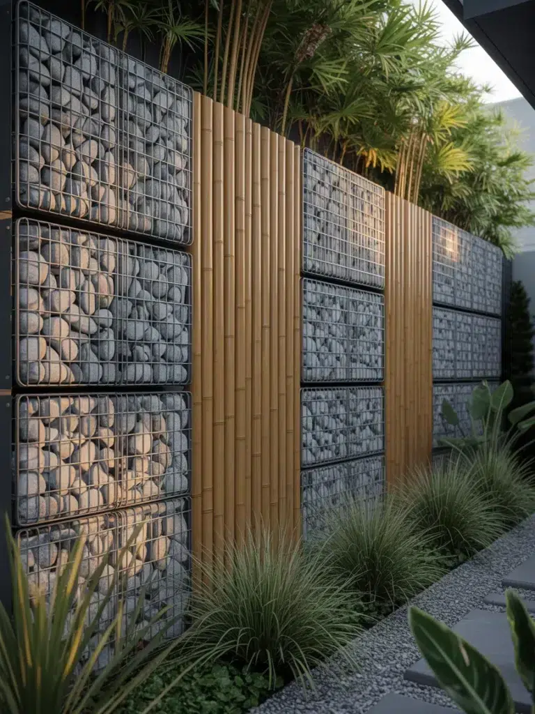 Elegantní nápady na moderní gabiony, které promění váš exteriér v designový prostor