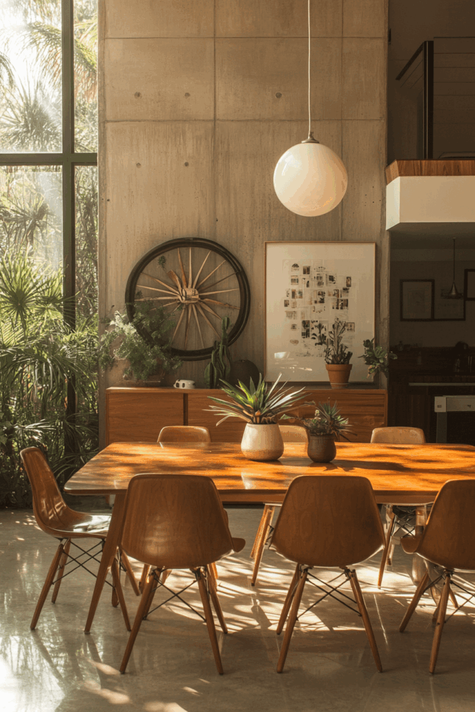 Moderní vintage jídelny plné elegance a osobitého kouzla