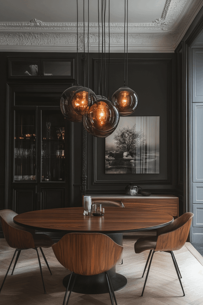 Moderní vintage jídelny plné elegance a osobitého kouzla