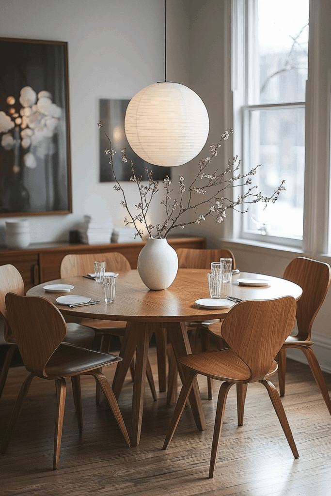 Moderní vintage jídelny plné elegance a osobitého kouzla