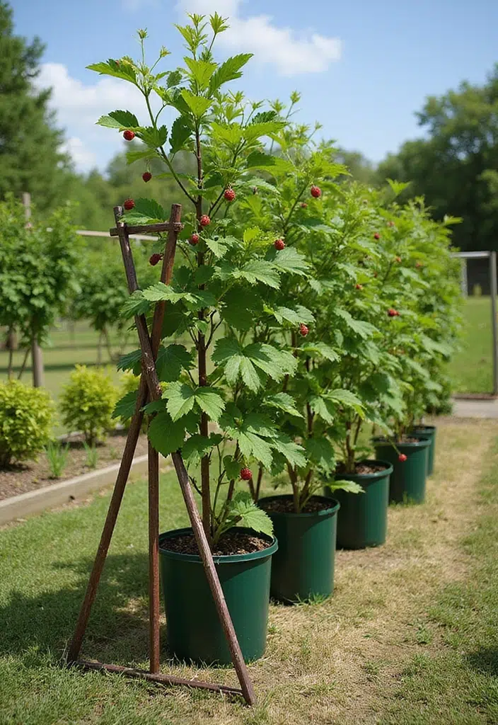Chytré opory pro maliny: více úrody s minimem starostí