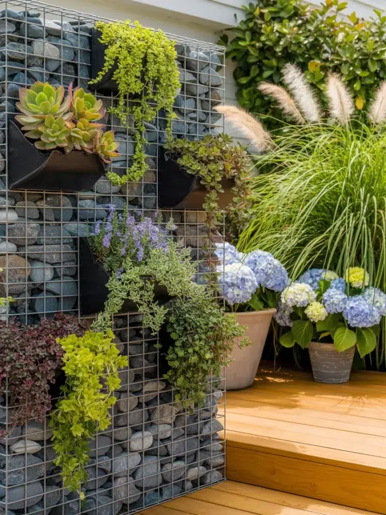 Elegantní nápady na moderní gabiony, které promění váš exteriér v designový prostor