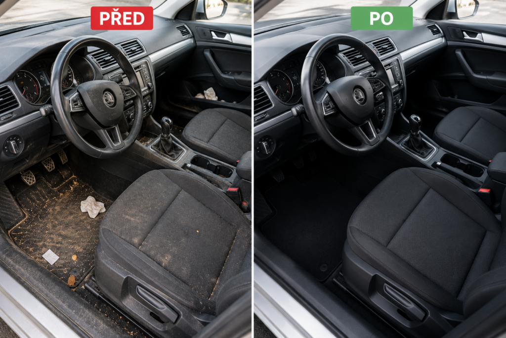 Jak vyčistit interiér auta a zbavit se zápachu i nečistot