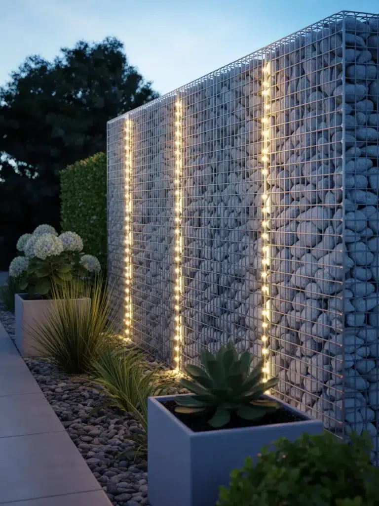Elegantní nápady na moderní gabiony, které promění váš exteriér v designový prostor
