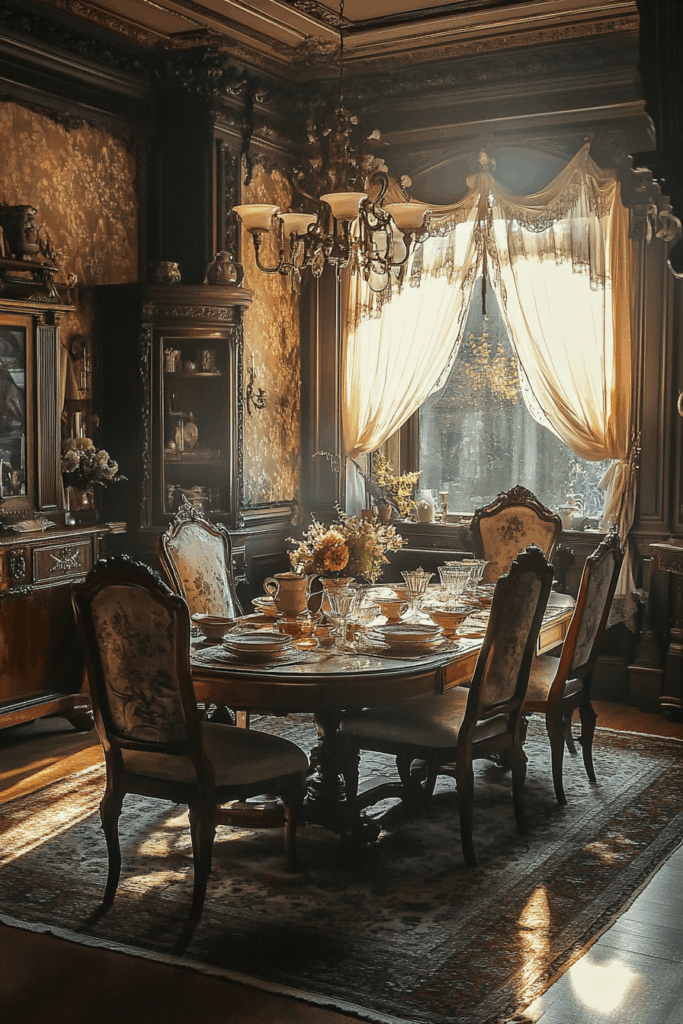Moderní vintage jídelny plné elegance a osobitého kouzla